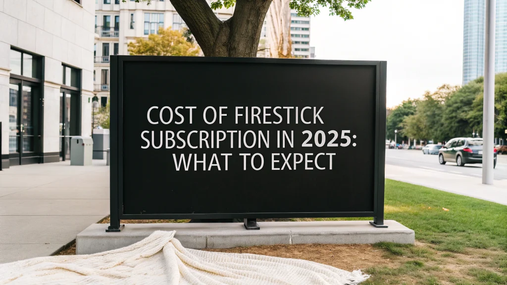 cost of firestick subscription