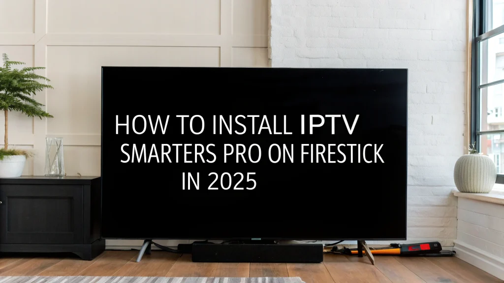 how to install iptv smarters pro on firestick
