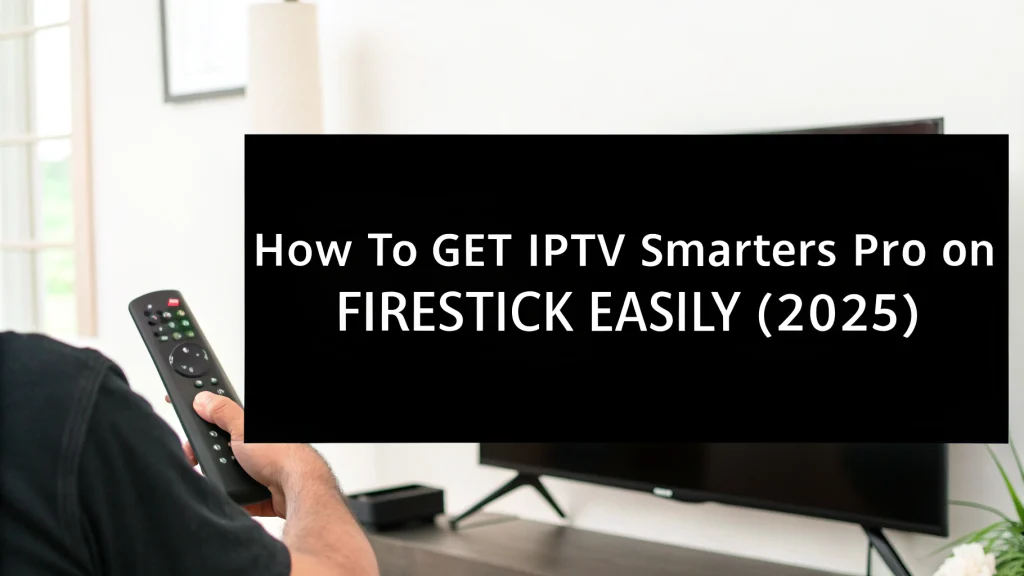 how to get iptv smarters pro on firestick
