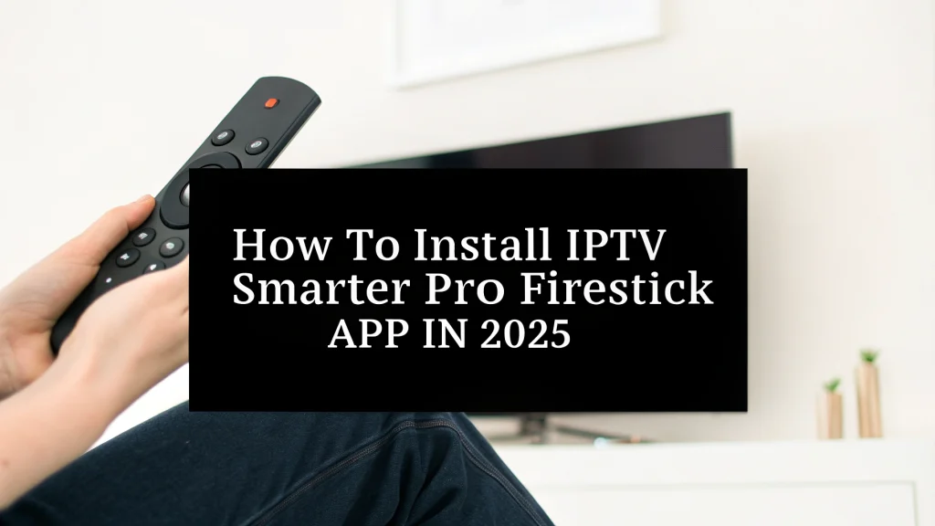 iptv smarter pro firestick