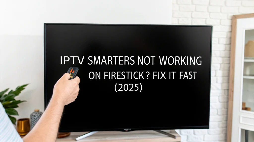 iptv smarters not working on firestick