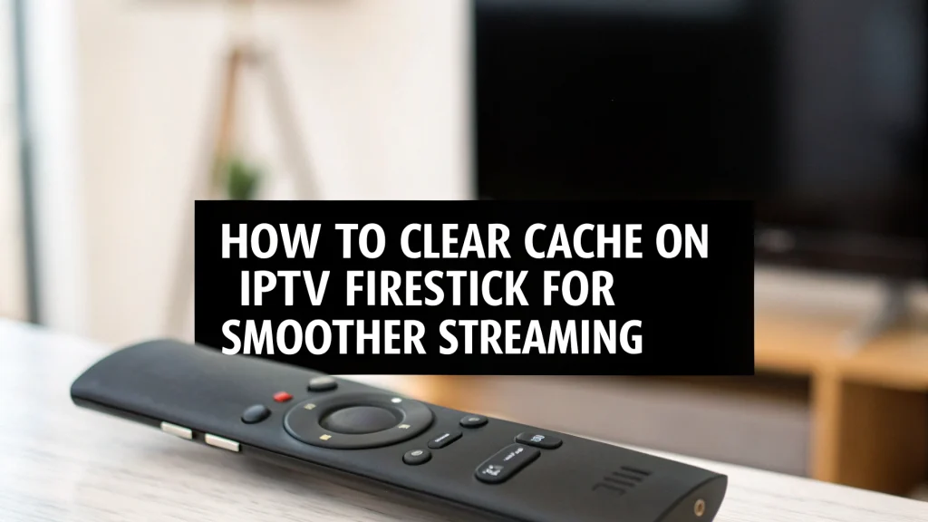 how to clear cache on iptv firestick Featured image